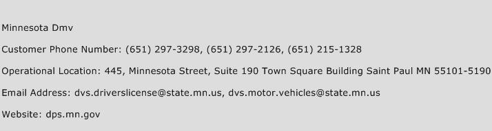 Minnesota Dmv Phone Number Customer Service