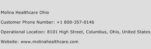 Molina Healthcare Ohio Phone Number Customer Service