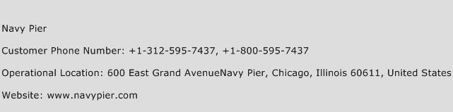 Navy Pier Phone Number Customer Service