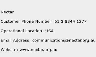 Nectar Phone Number Customer Service