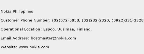 Nokia Philippines Phone Number Customer Service
