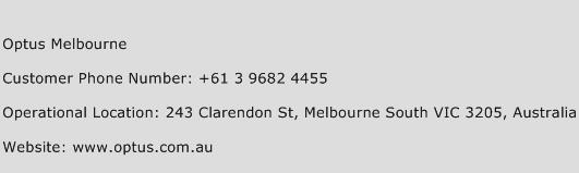 Optus Melbourne Phone Number Customer Service