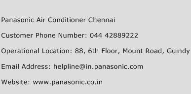 Panasonic Air Conditioner Chennai Phone Number Customer Service