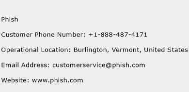 Phish Phone Number Customer Service