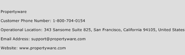 Propertyware Phone Number Customer Service