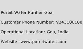 Pureit Water Purifier Goa Phone Number Customer Service