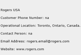 Rogers USA Phone Number Customer Service