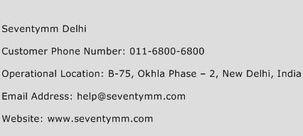 Seventymm Delhi Phone Number Customer Service