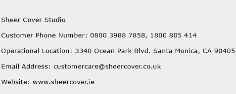 Sheer Cover Studio Phone Number Customer Service