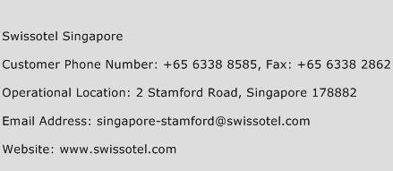 Swissotel Singapore Phone Number Customer Service