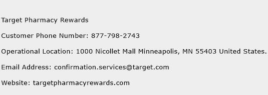 Target Pharmacy Rewards Phone Number Customer Service