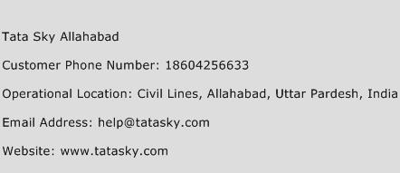 Tata Sky Allahabad Phone Number Customer Service