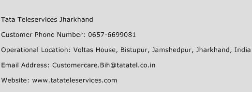 Tata Teleservices Jharkhand Phone Number Customer Service