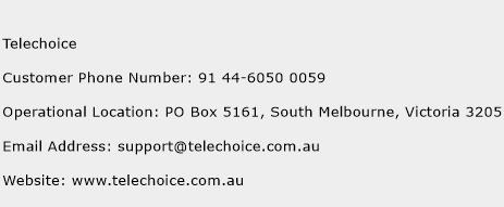 Telechoice Phone Number Customer Service