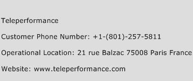 Teleperformance Phone Number Customer Service