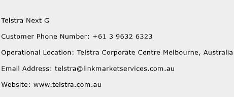Telstra Next G Phone Number Customer Service