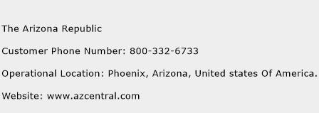 The Arizona Republic Phone Number Customer Service