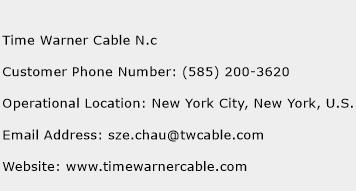 Time Warner Cable N.c Phone Number Customer Service