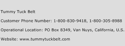 Tummy Tuck Belt Phone Number Customer Service
