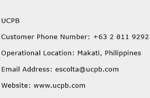 UCPB Phone Number Customer Service