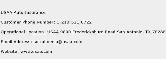 USAA Auto Insurance Phone Number Customer Service