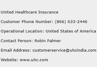 United Healthcare Insurance Phone Number Customer Service