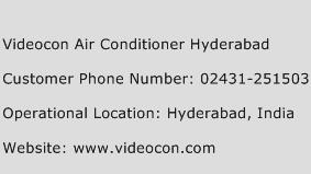 Videocon Air Conditioner Hyderabad Phone Number Customer Service