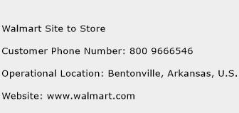 Walmart Site to Store Phone Number Customer Service